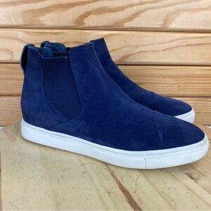 VINCE 8.5 US Blue Chelsea Boots Suede / Leather Fashion Sneakers Shoes Pull-on